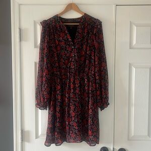 Banana Rebublic floral mini dress size L